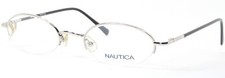 Vintage NAUTICA N7051 034 Silver RARE EYEGLASSES GLASSES FRAME 48-20-135mm