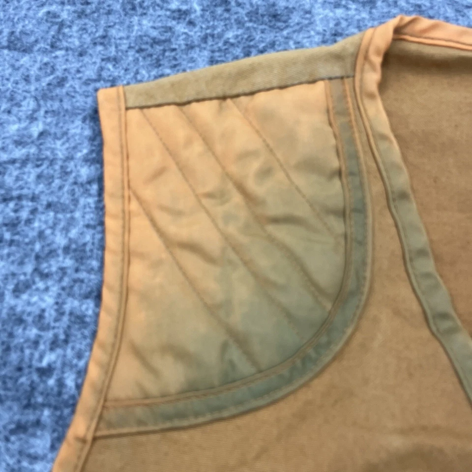 SafTbak Vest Mens Medium Brown Up Hunting Shooting Game Pheasant Camp - Image 4 of 4