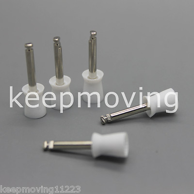 500-Pack Dental Latch-Type Polishing Cups & Prophy Brushes - White, For Tooth Cleaning
