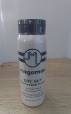 Megaman Dry Guy Talc Free Body Powder Cedarwood Mint Absorb Sweat 6oz.