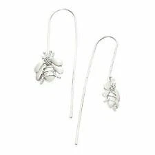 Pendientes blancos de moda Anthropologie