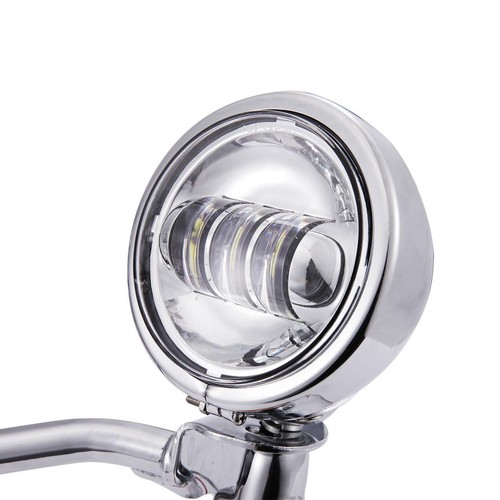 Barra de luz de paso antiniebla punto auxiliar LED de 4,5" compatible con Harley Road King FLHR - Imagen 7 de 9