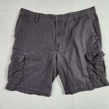 Dockers Shorts Mens 38 Dark Brown Cargo Pockets Khaki Casual Outdoors