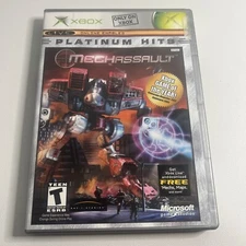 MechAssault Xbox Platinum Hits - CIB Complete W/ Manual