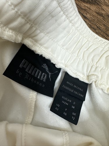 PUMA X FENTY BY RIHANNA TEARAWAY TRACK PANTS (M) JACKET (S) TRACKSUIT SET IVORY - Picture 21 of 24