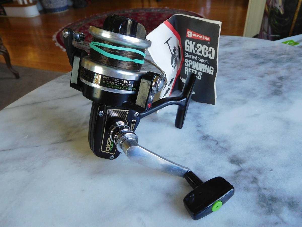 Vintage Garcia 230 Spinning Reel Japan Working Order With Vintage Garcia 230 Spinning Reel Japan Working Order With
