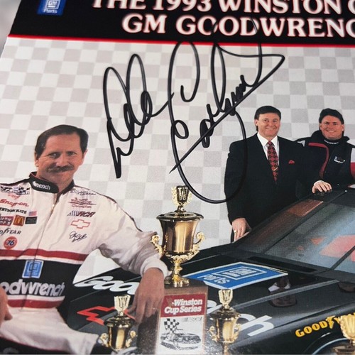 Dale Earnhardt '93 CHEVY RCR CHAMPIONSHIP INTIMIDATOR #3 signed 8x10 HERO photo - Picture 2 of 3