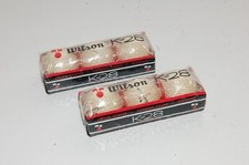 2 Sleeves of Vintage WILSON K-28 Golf Ball Sleeve - NEW 6 balls total