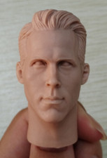 1/6 Head Model Ryan Reynolds Unpainted Carving For12 inch Male Action Figure