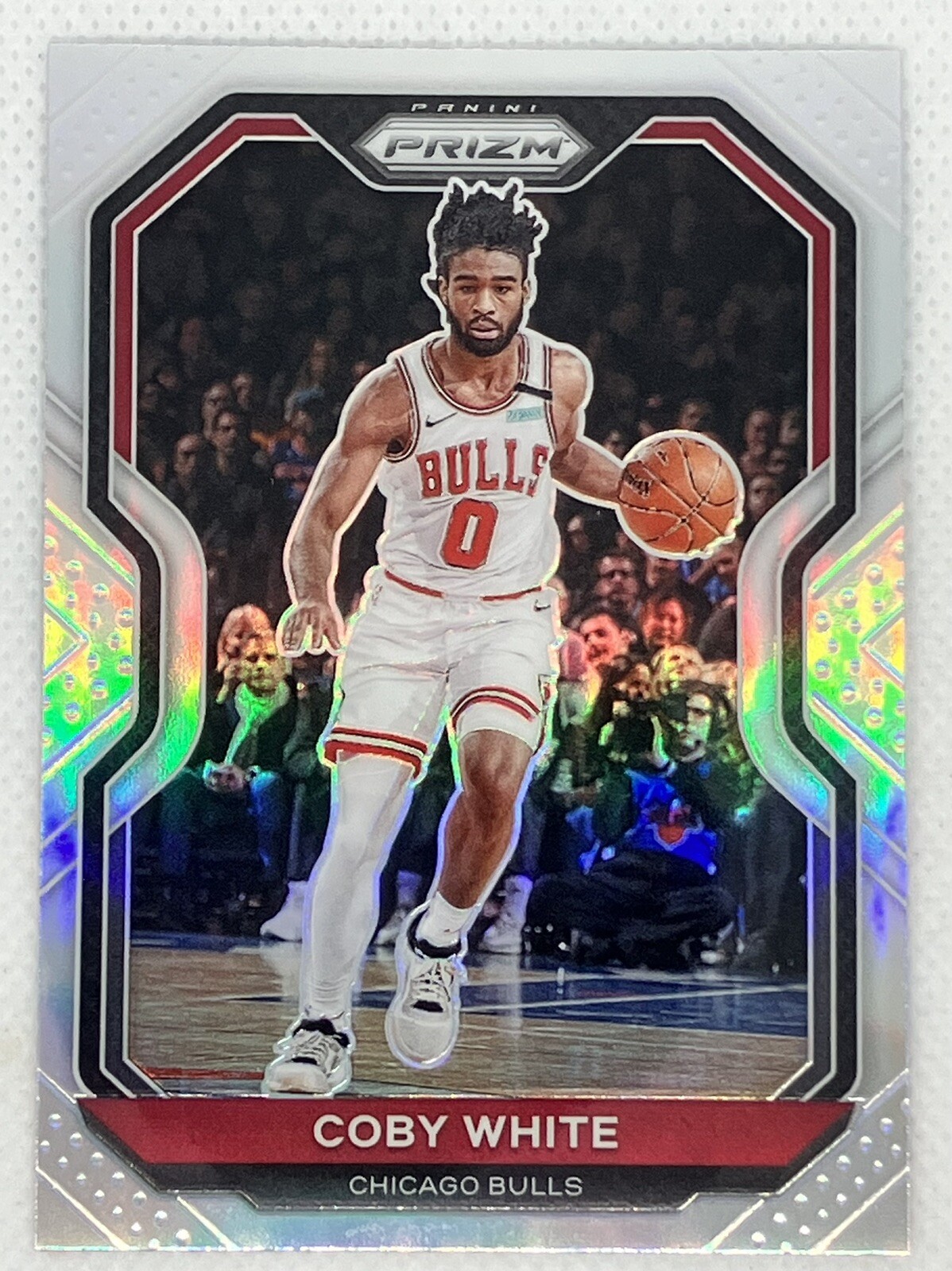 2020-21 Panini Prizm - Silver Prizm #3 COBY WHITE Chicago Bulls