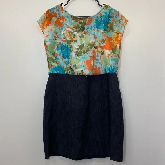 dressbarn denim dress barn floral and dress it’s ideal for pairing Colour:WALNUT Capri jeans Boho Mini Dress Sheer Long Sleeve Blush