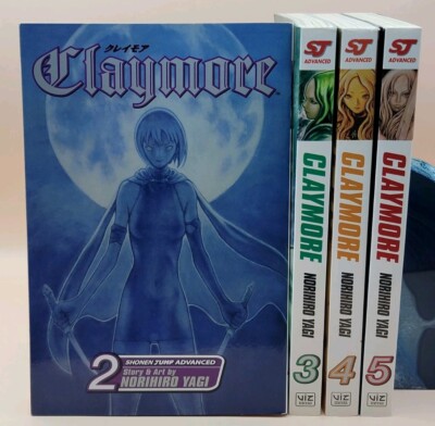 Claymore by Norihiro Yagi (2001) Manga Volumes 2-5 Shonen Jump Viz Media