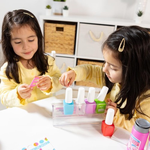 Juego de 22 piezas para el cuidado de uñas simulado divertido sin desorden Mani Pedi accesorios niño - Imagen 3 de 9