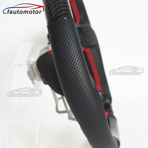 Hydro Dip Carbon Fiber Steering Wheel for 2010+Toyota Prado Tundra 4 Runner - Picture 11 of 12