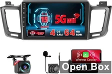 Hikity Android 15 Car Stereo for Toyota RAV4 2013-2018 with Wireless Carplay