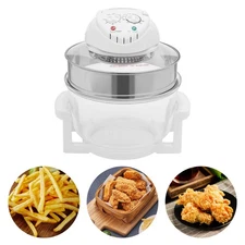 17L Glass Air Fryer Electric Turbo Convection Oven Roaster Multifunction Cooker