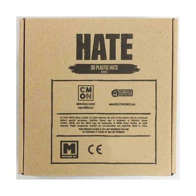 CMON Hate 3D Plastic Huts NM