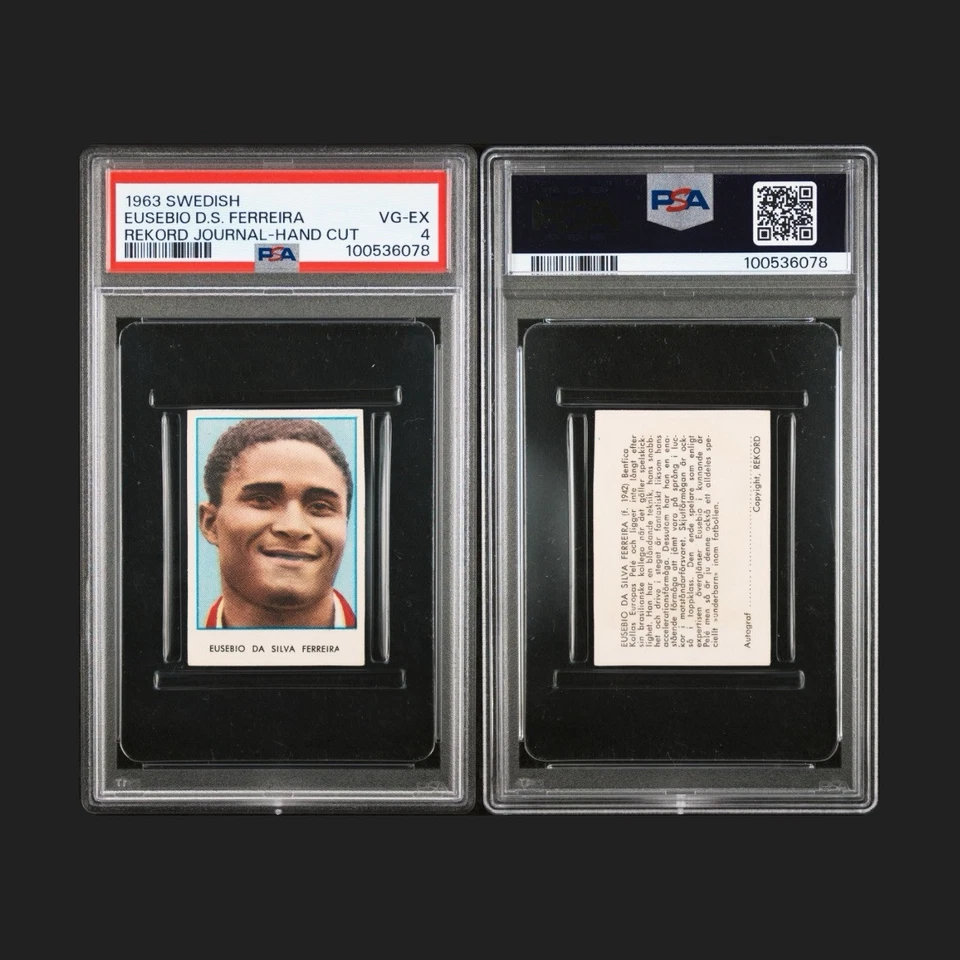 1963 Jornal Sueco Corte à Mão Eusebio D. S. Ferreira PSA 4 Vintage Ex. Pop 4 - Imagem 3 de 3