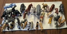 39 Piece Lot Animals Safari Farm Wild Horses Elephants Zebras Hippos Cows More