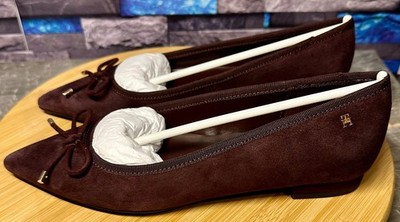 Tommy Hilfiger Kimio Flats Burgundy Dark Red Womens Size 6.5M