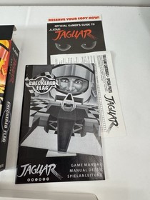 Checkered Flag Atari Jaguar 64 Bit CIB Complete W/ Manual Authentic