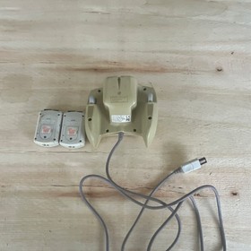 SEGA Dreamcast Controller Beige Gray Wired 6ft with 2 VMU Memory Units