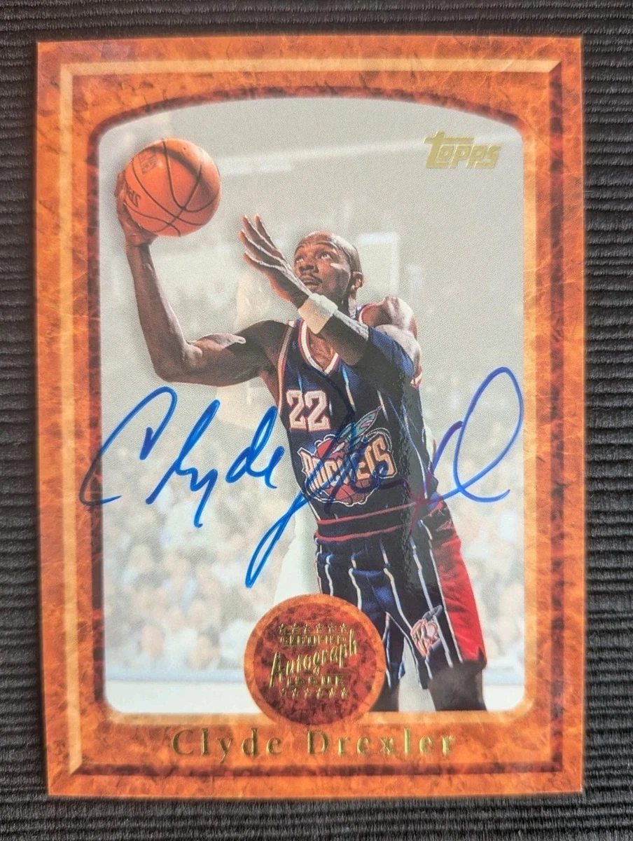 Topps Clyde Drexler Basketball Sports Trading Card Singles for