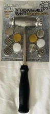 Beadsmith Metal Interchangeable Hammer With 12 Head Inserts-Brand NEW!