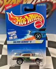 Hot Wheels 1996 Silver Series II 3/4 422 '57 Chevy SILVER 5SP Malaysia 15270