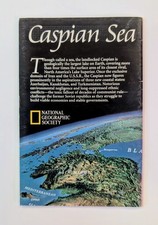 Vintage National Geographic Map Supplement: Caspian Sea, May 1999