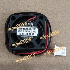 SEPA MFB25B-12 25X25X6MM 12V Miniature Ultra-Thin Silent Fan Micro Cooler Fan 