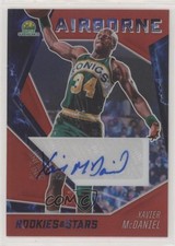 2020-21 Panini Chronicles Airborne Signatures Red Prizm Xavier McDaniel Auto n1u