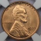 1939 1c Lincoln Wheat Cent - NGC MS 65 RD