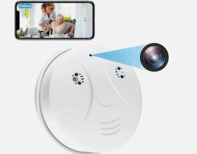 KESTAN Smoke Detector Camera WiFi 1080P Wireless Camera with Motion Detection