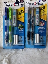Paper Mate Clearpoint Mechanical Pencils, HB 2 Lead 0.7mm , Blue/Green Black