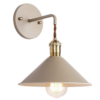 Wall Sconce Lamps Lighting Fixture with on Off Switch,Khaki Macaron Wall lamp...