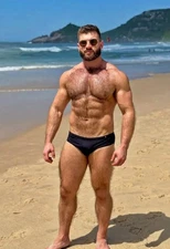 Man Photo Men Interest Beefcake Male Photo Muscle Man Photo 5"x7" Cris 50 -  132