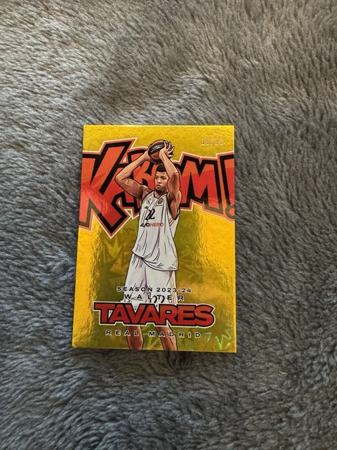 Walter Tavares Kaboom! Gold /10 – 2023-24 Crown Royale EuroLeague – Real Madrid