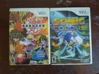 Sonic colors + bakugan battle brawlers wii (both tested and working)