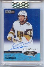 2024-25 Upper Deck Clear Cut StarQuest Lukas Cormier Auto Rookie
