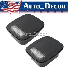 Pair For Jeep Wrangler Yj Tj Cj Smoked Led Tail Lights Braketurn Reverse Lamps Pair For Jeep Wrangler Yj Tj Cj Smoked Led Tail Lights Braketurn Reverse Lamps