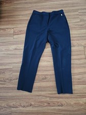 Tommy Hilfiger Women s Navy Dress Pants Size 8 Straight Leg Stretch Trim Waist