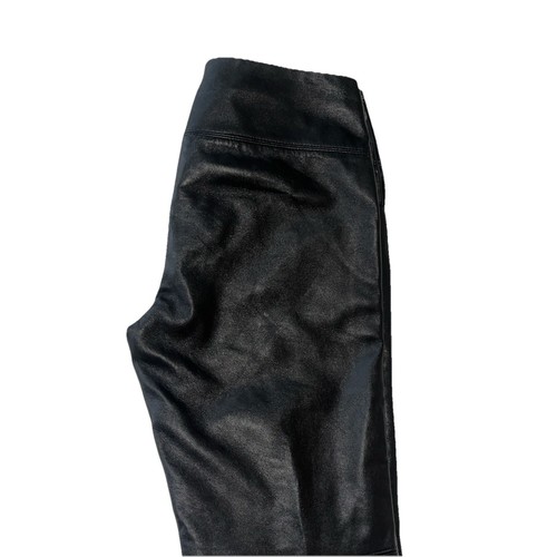 Pantalone EXPRESS vintage nero vera pelle completamente foderato, zip laterale, taglia 5/6 - Foto 5 di 9