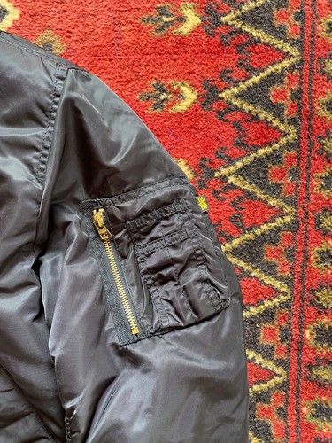 LIMITED EDITION RARE Alpha Industries X Cool Cats Bomber Only 35 pieces Black - Picture 6 of 18