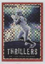 2023 Panini Rookies & Stars Thrillers Red Plaid Prizm Davante Adams #TH-16 1hc0