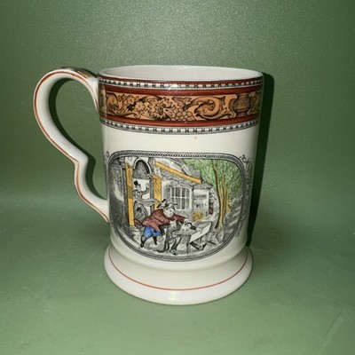 Adams English Ironstone Micratex Tankard Mug Oliver 's Reception & Old Weller
