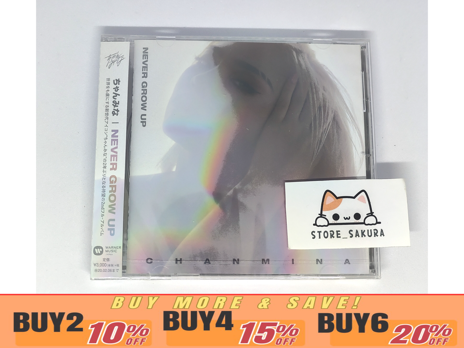 Chanmina Never Grow Up  From Japan CD 13tracks Music