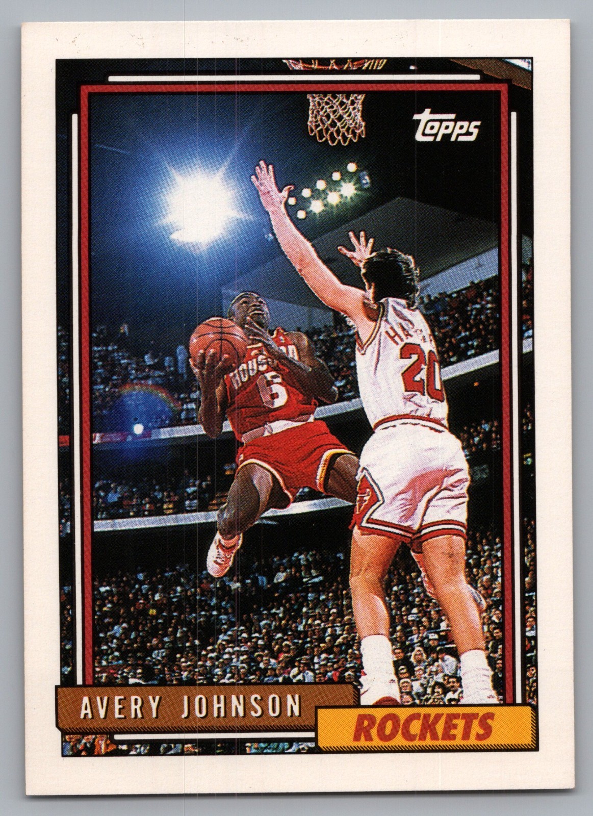 1992-93 Topps Avery Johnson #133 Houston Rockets