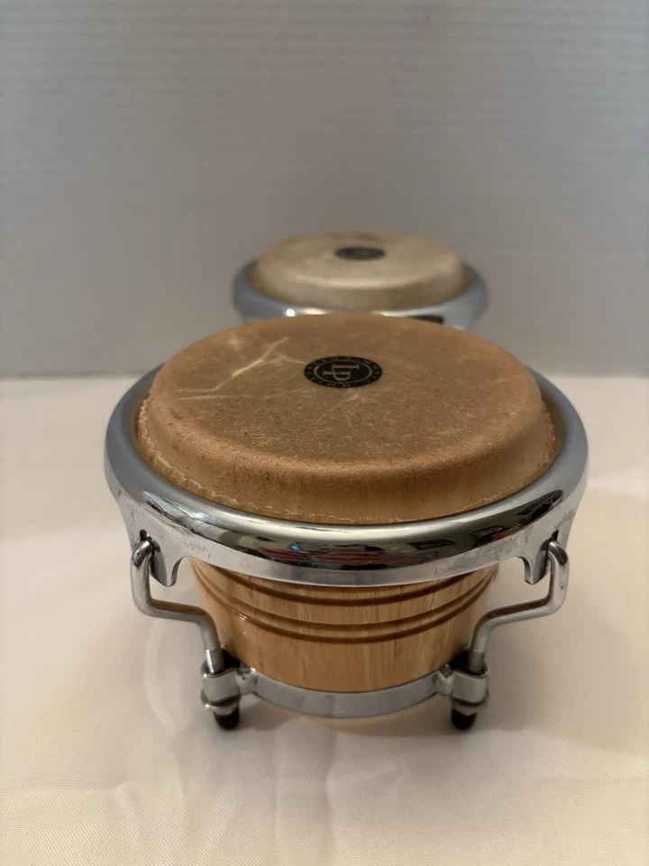 LP Music Collection LPM199 Madera Mini Bongos Sintonizable Tambor Tailandia Foto 3 de 4