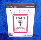 Alien Isolation EVAC STEELBOOK LIFE BOAT EVACUATION EDITION Sony PS3 Sega